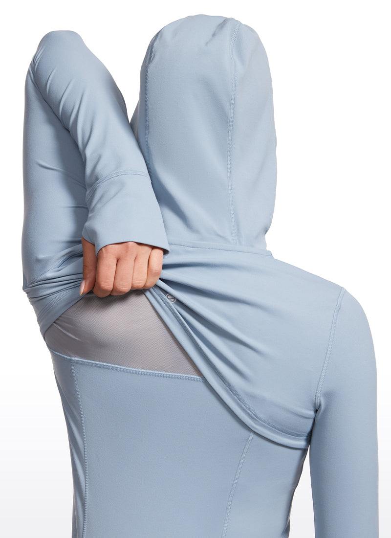 Butterluxe Zip Pocket ThumbHole Hoodie