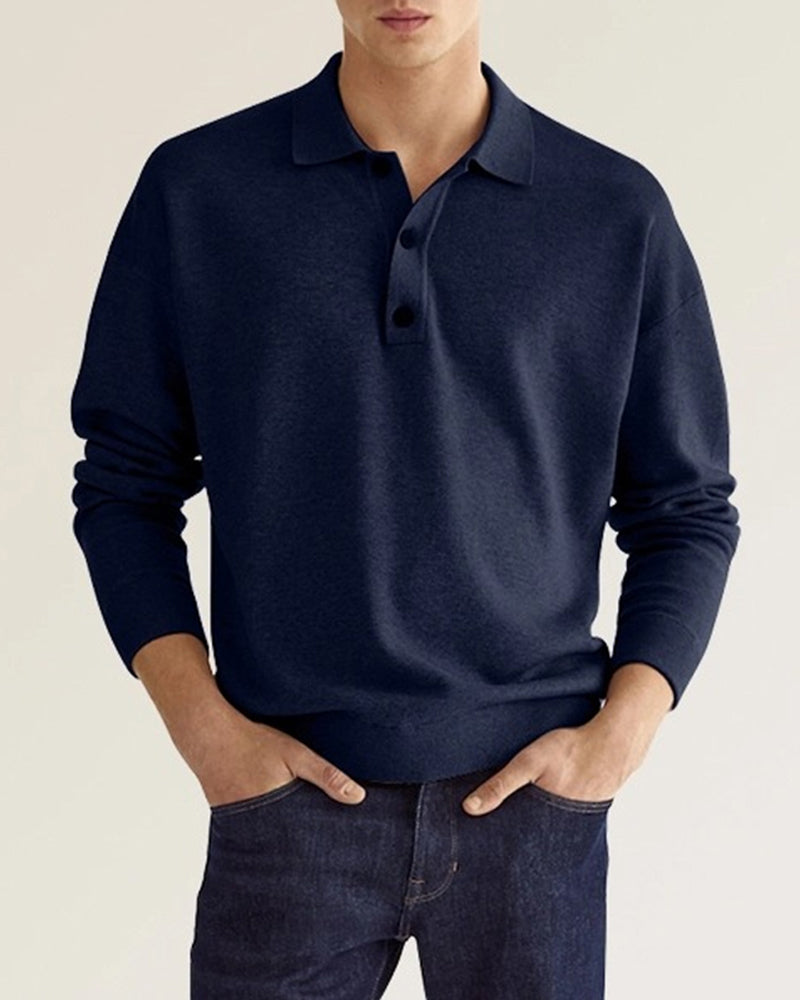 Long sleeve button down men's shirt