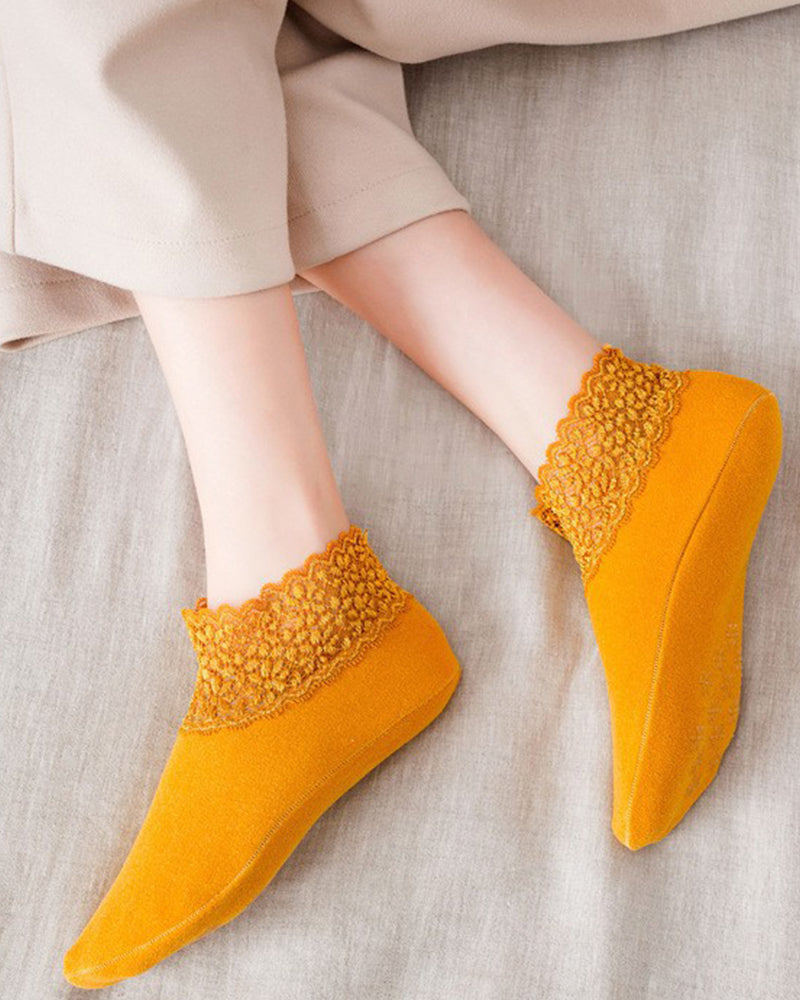 New Fashion Lace Warm Socks