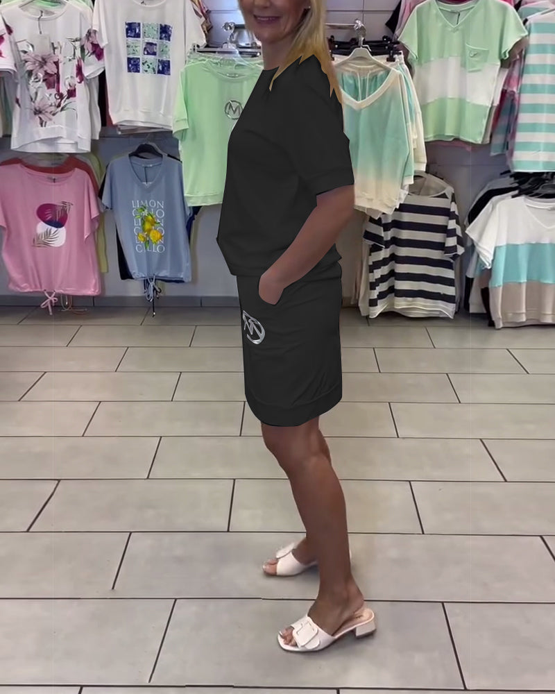 Printed Stylish Casual Suit