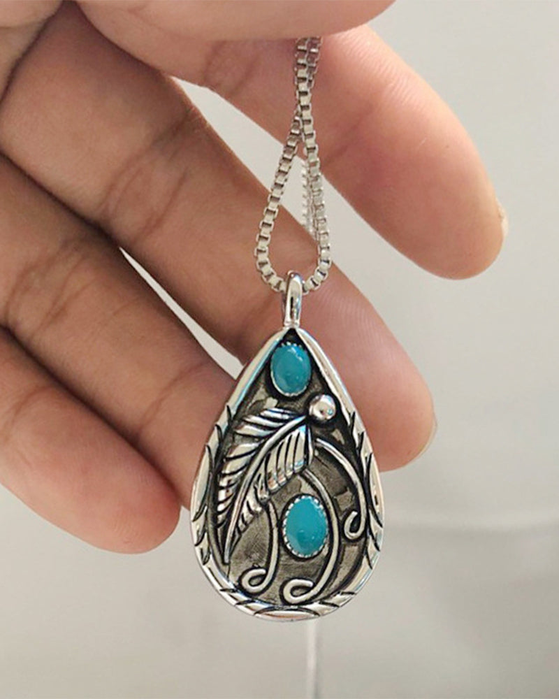 Bohemian vintage pendant necklace