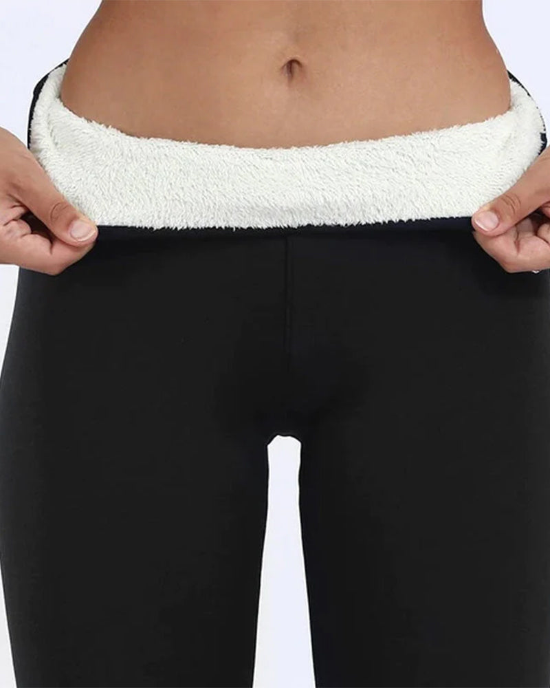 Lambskin winter leggings