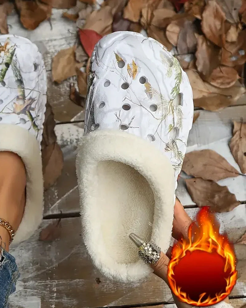 Stylish Pattern Anti-Slip Crotched Slippers