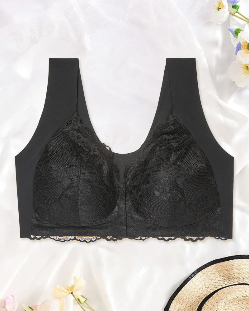 Seamless Push-Up Lace Bra