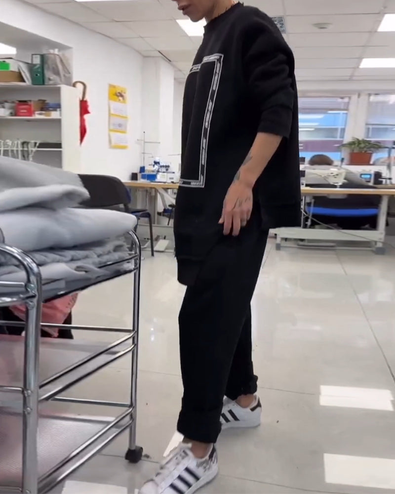 Casual Suit Fashionable Loose and Comfortable