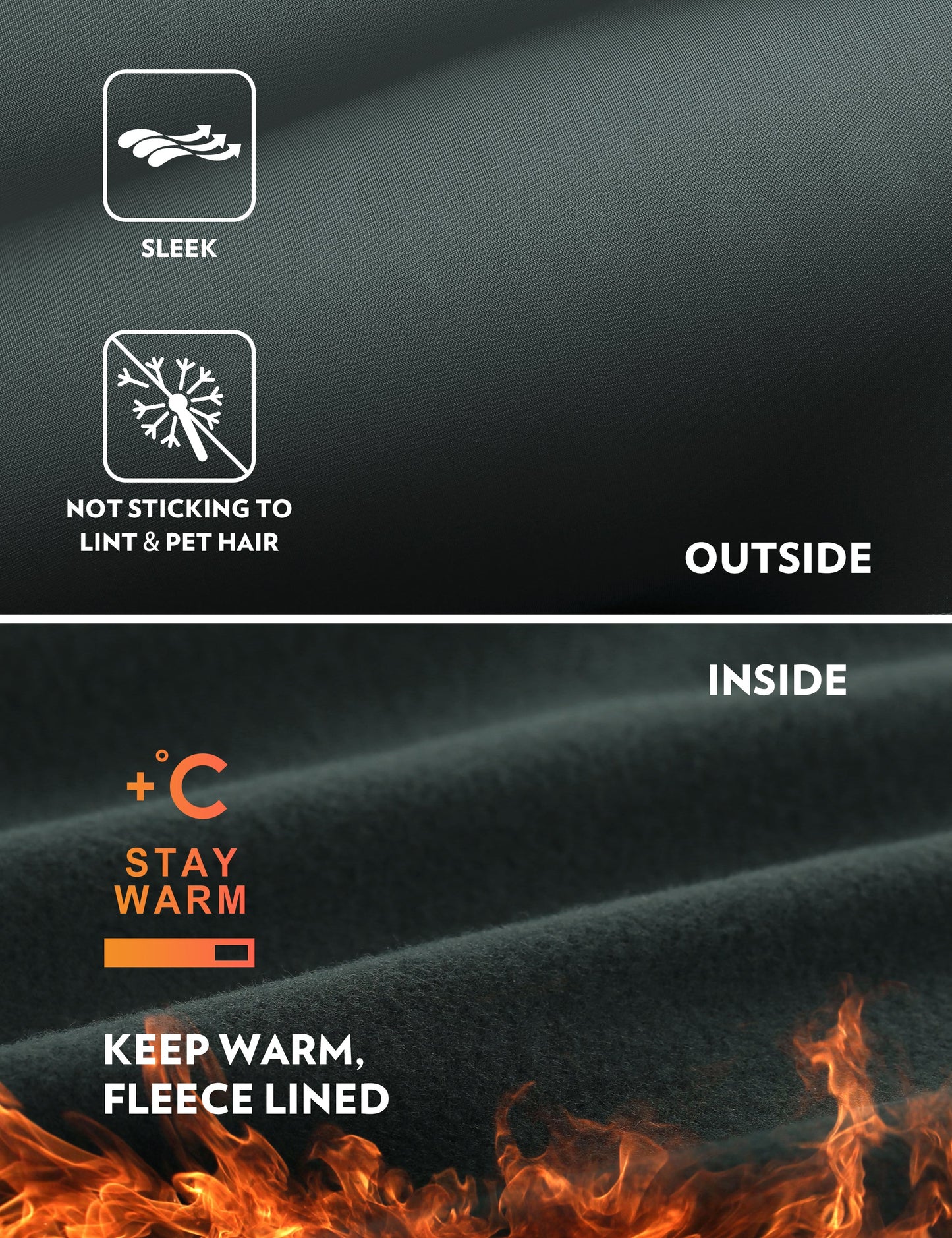 Thermal Fleece Lined Pocket Legging 28''