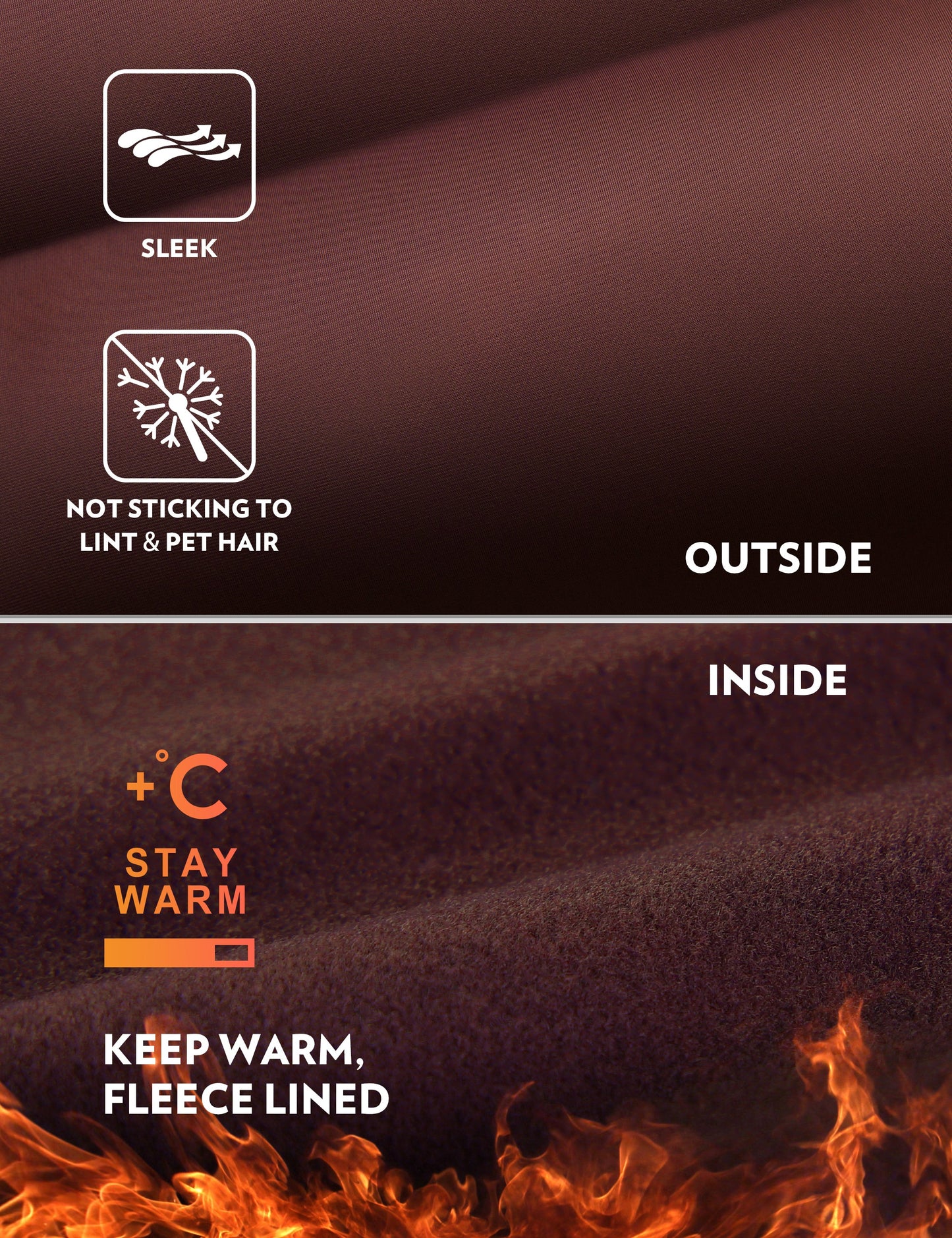 Thermal Fleece Lined Pocket Legging 25''