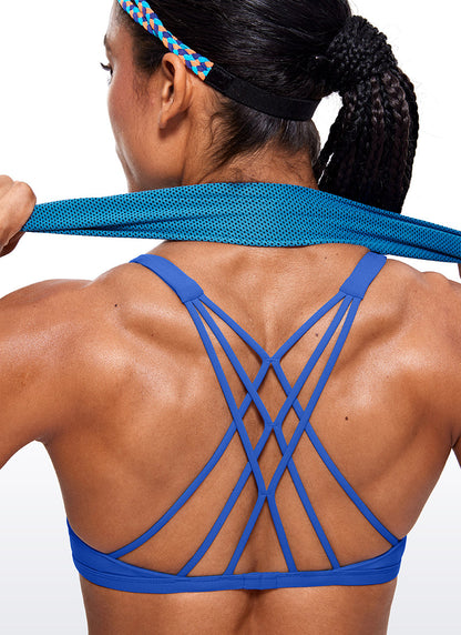 Nakedfeel Low Cut Strappy Bra (6 Straps)