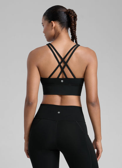 Nakedfeel Longline Criss Cross Back Bra