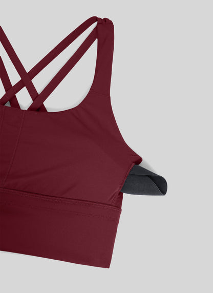 Nakedfeel Longline Criss Cross Back Bra