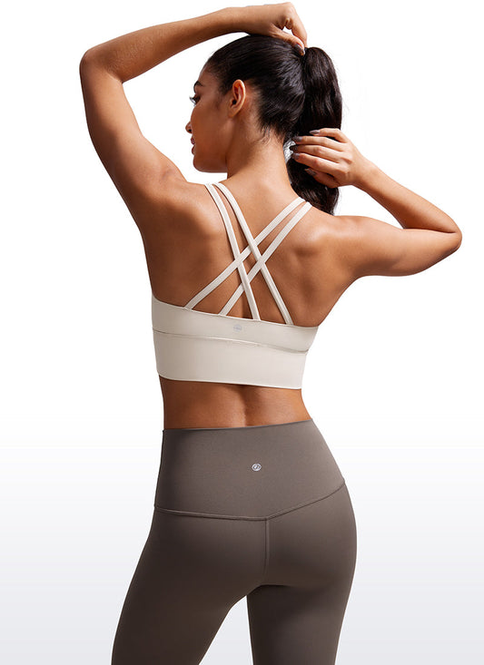 Nakedfeel Longline Criss Cross Back Bra