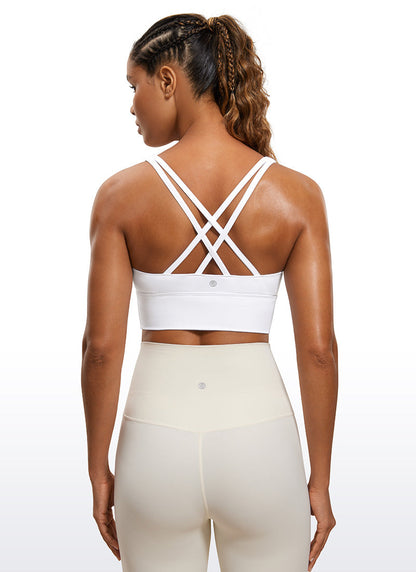 Nakedfeel Longline Criss Cross Back Bra