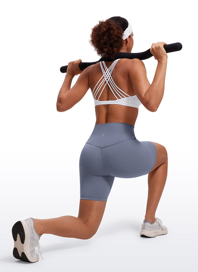 Nakedfeel Low Cut Strappy Bra (8 Straps)