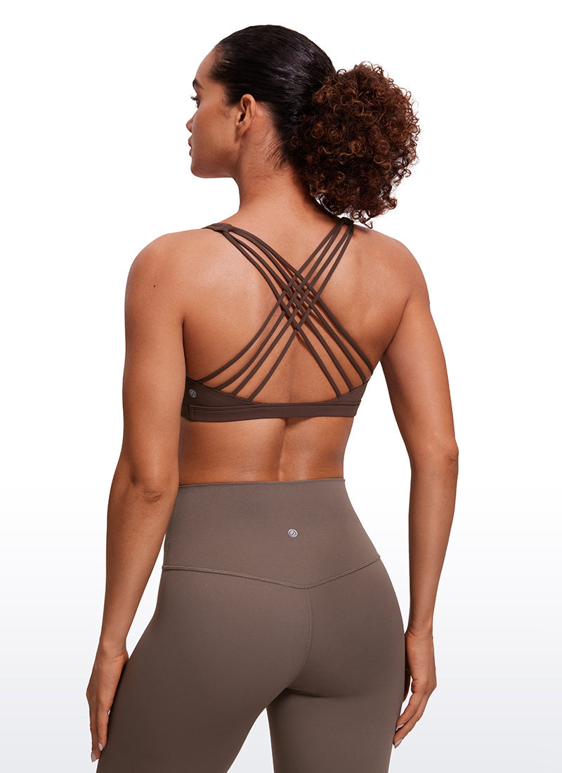 Nakedfeel Low Cut Strappy Bra (8 Straps)