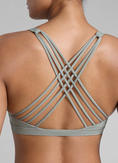 Nakedfeel Low Cut Strappy Bra (8 Straps)