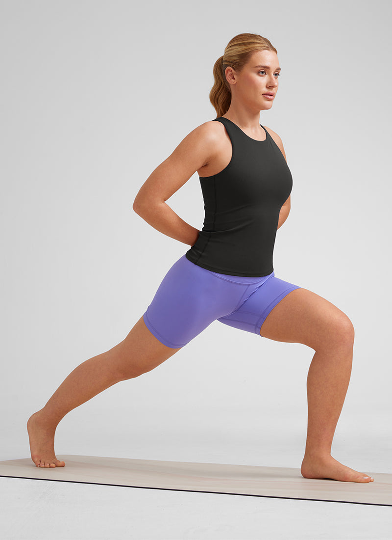 Butterluxe Built in Bra Scoop Neck Tank