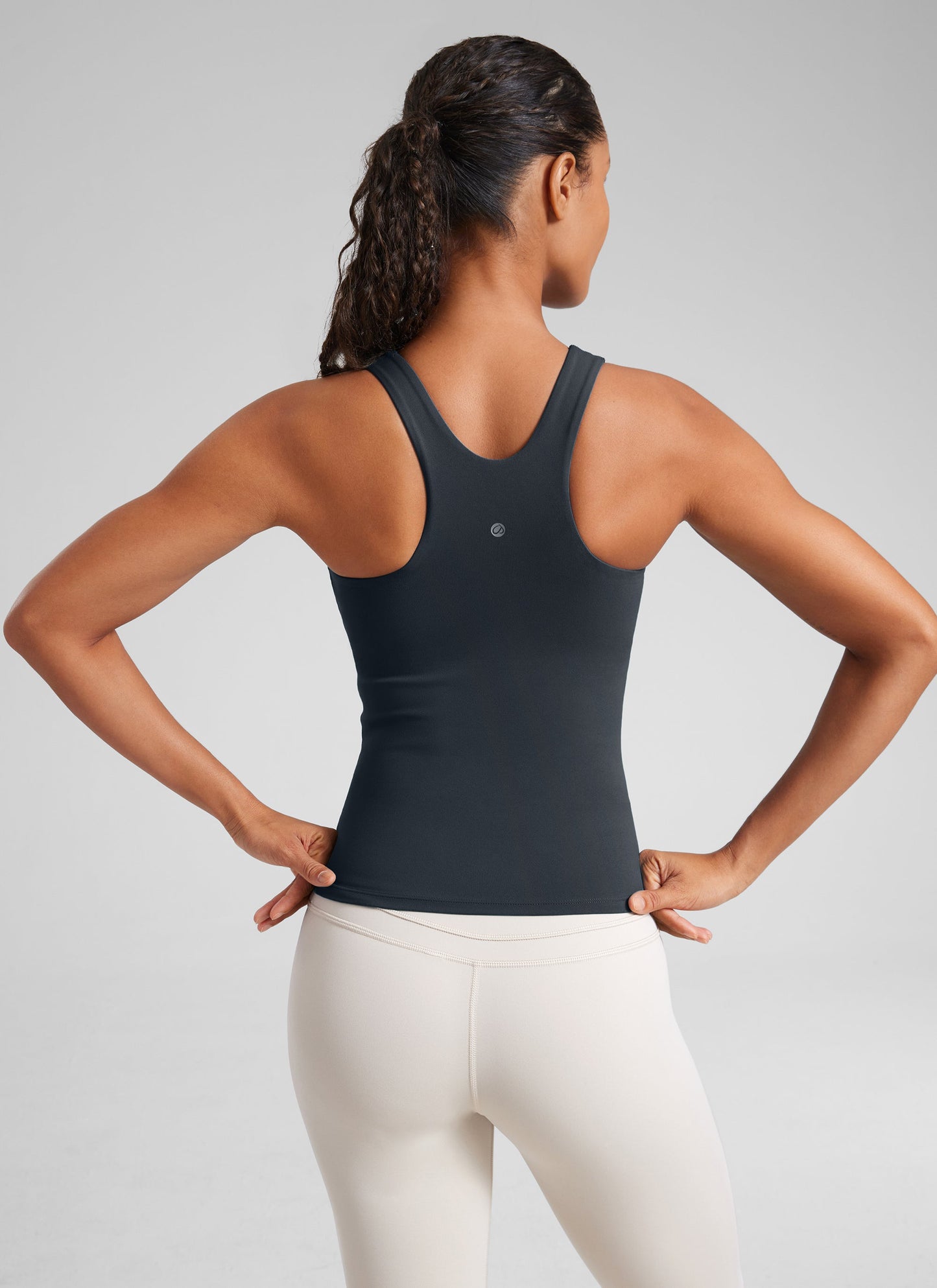 Butterluxe Built in Bra Scoop Neck Tank