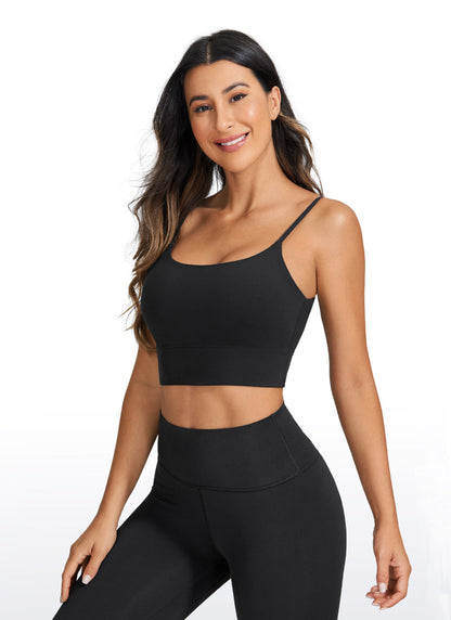 Brushed Nakedfeel Longline Adjustable Bra