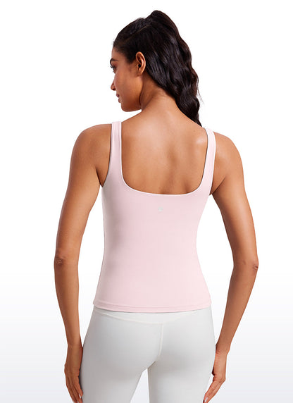 Butterluxe U Neck Built in Bra Tank