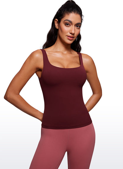 Butterluxe U Neck Built in Bra Tank