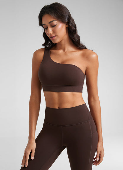 Butterluxe One Shoulder Sports Bra