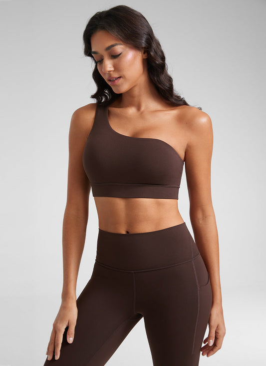 Butterluxe One Shoulder Sports Bra