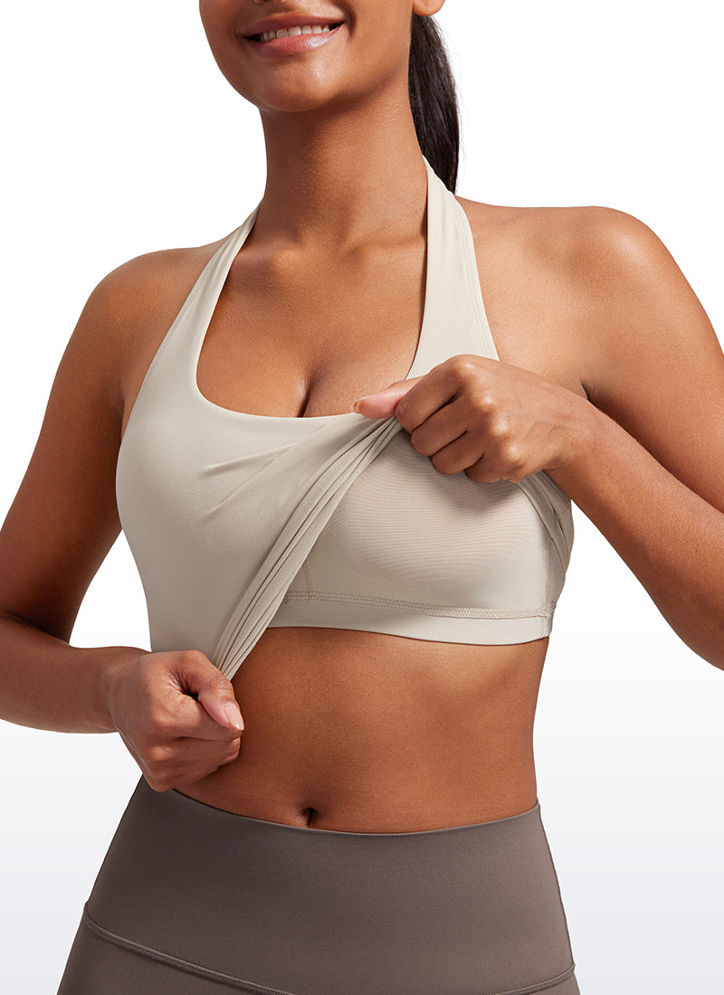 Butterluxe Built in Bra Halter Tank