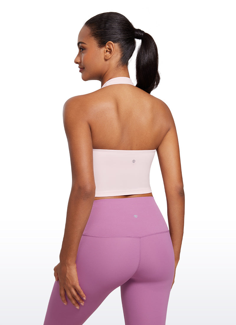 Butterluxe Built in Bra Halter Tank