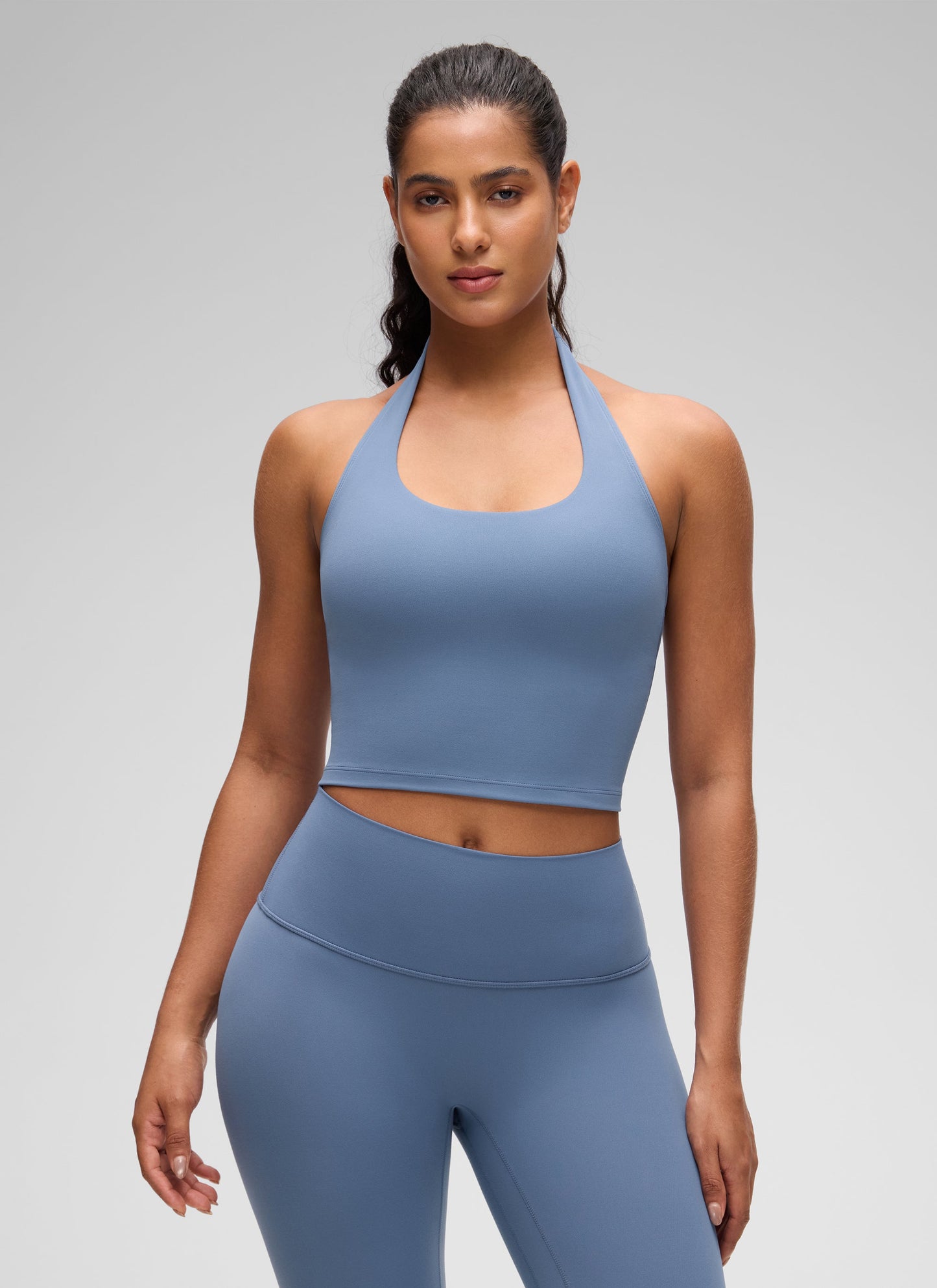 Butterluxe Built in Bra Halter Tank