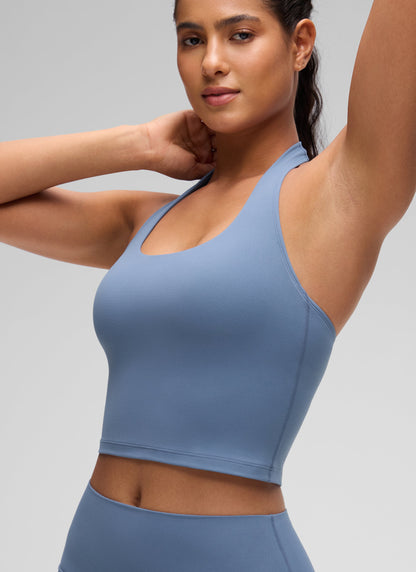 Butterluxe Built in Bra Halter Tank