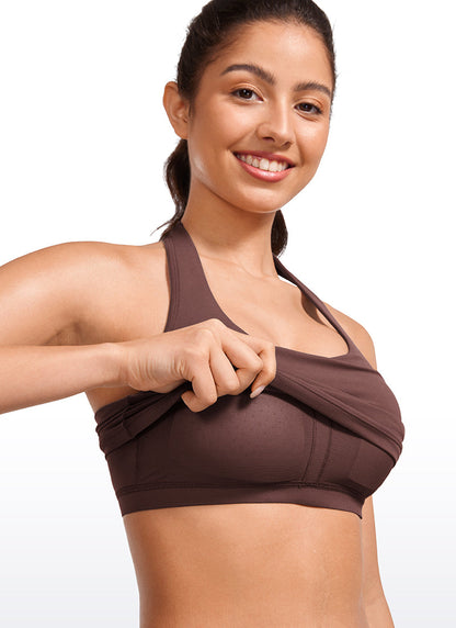 Butterluxe Built in Bra Halter Tank