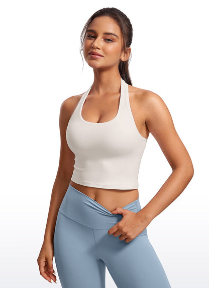 Butterluxe Built in Bra Halter Tank