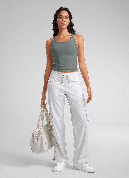 Butterluxe Double Lined Scoop Neck Tank