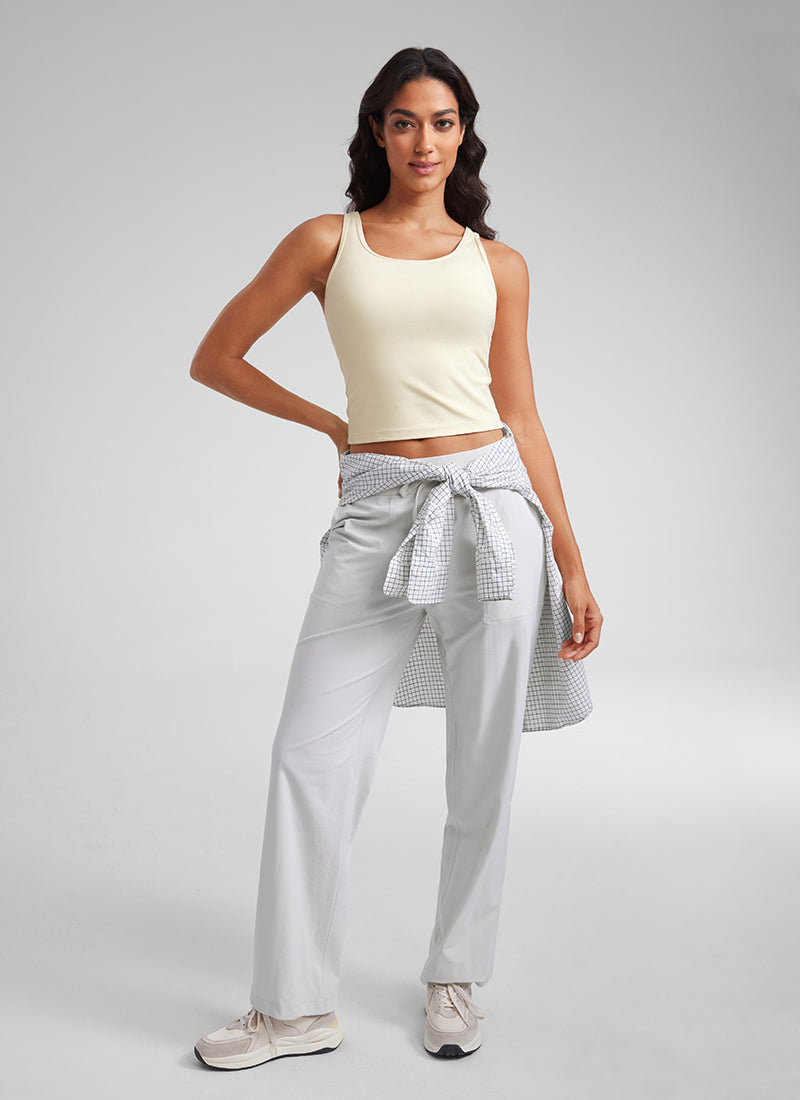 Butterluxe Double Lined Scoop Neck Tank