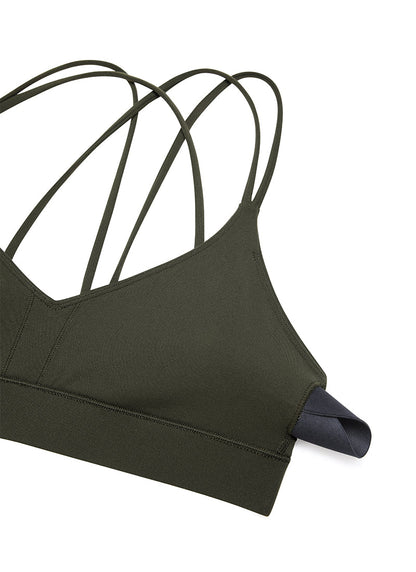 Butterluxe V Neck Strappy Back Bra