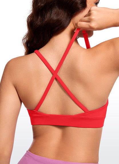 Butterluxe Thin Strap Criss Cross Bra
