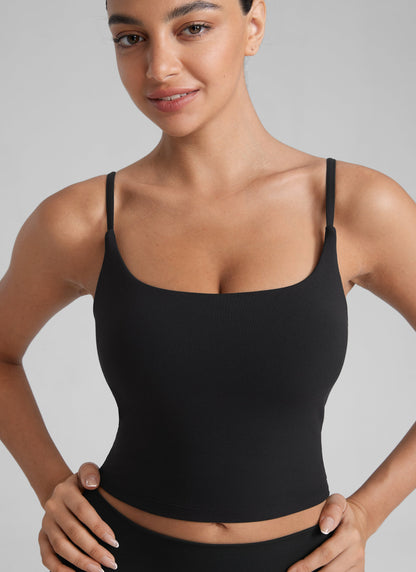 Butterlift® Built in Bra Cropped Tank