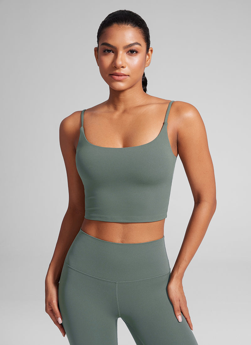 Butterlift® Built in Bra Cropped Tank