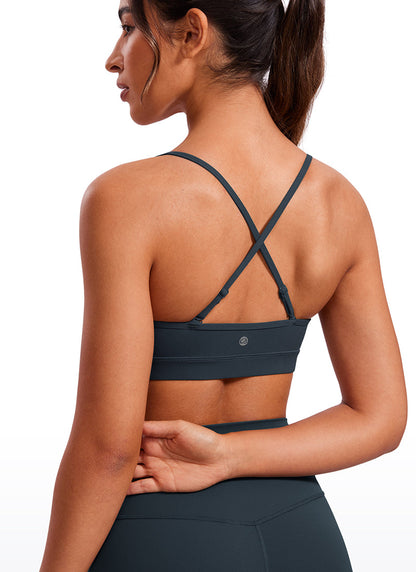 Butterluxe V Neck Spaghetti Strap Bra