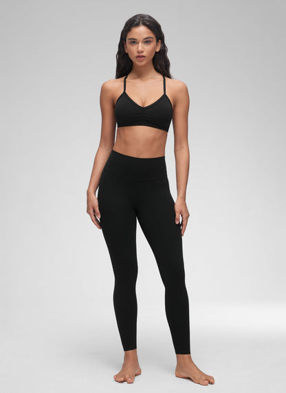 Butterluxe Sports Ruched V Neck Bra