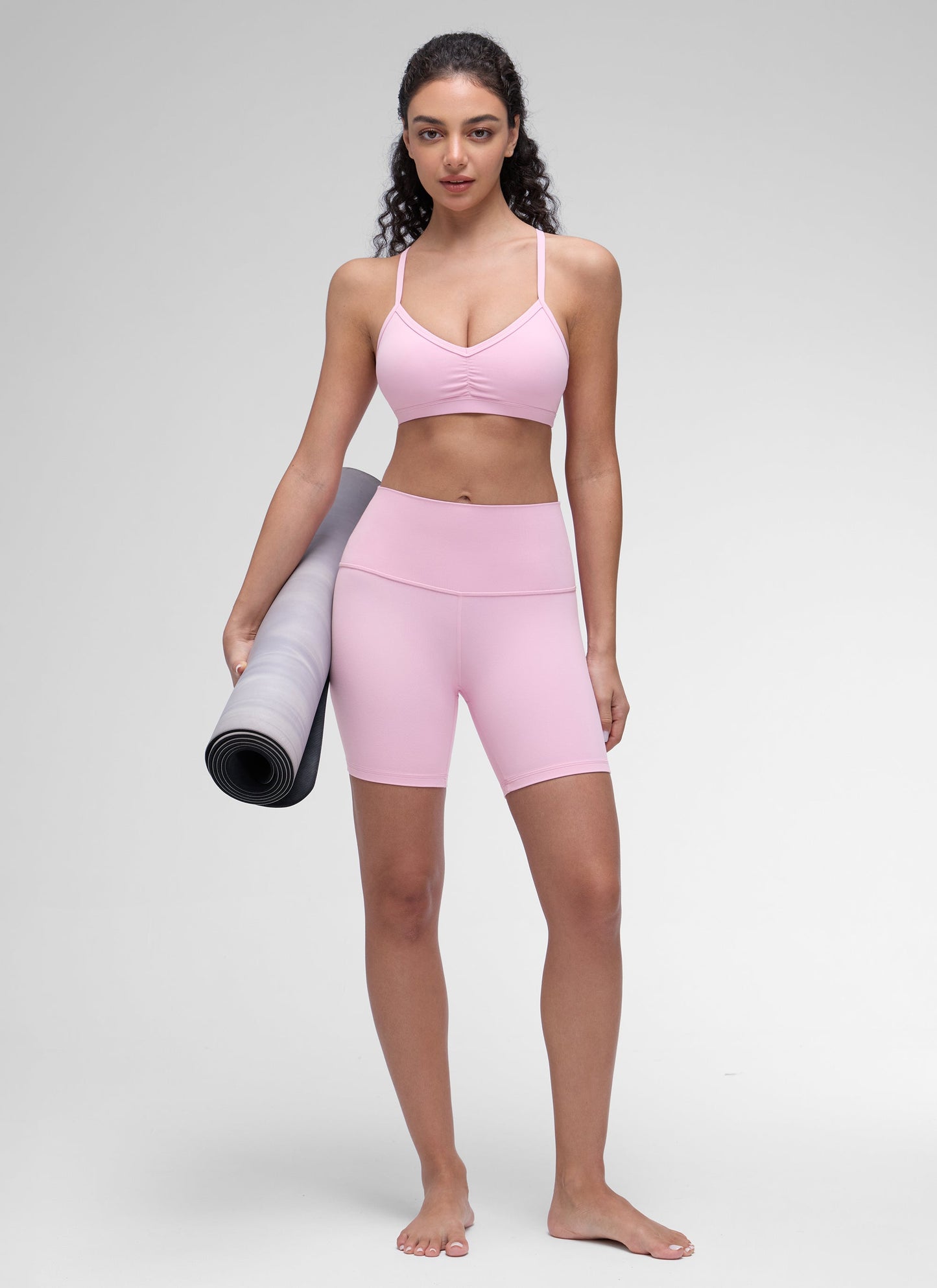 Butterluxe Sports Ruched V Neck Bra