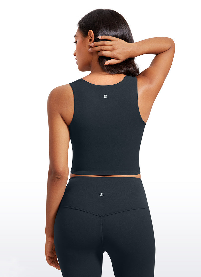 Butterluxe Built in Bra Longline Tank