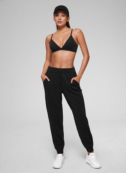 Softhold Double Lined Triangle Bralette Adjustable