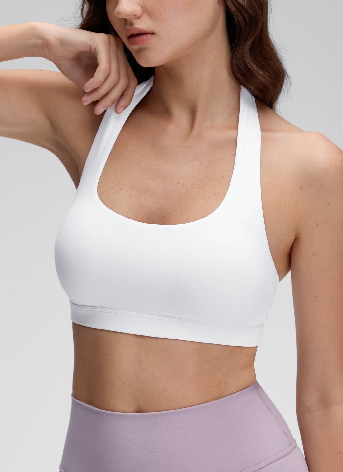 Butterluxe Scoop Neck Open Back Sports Bra