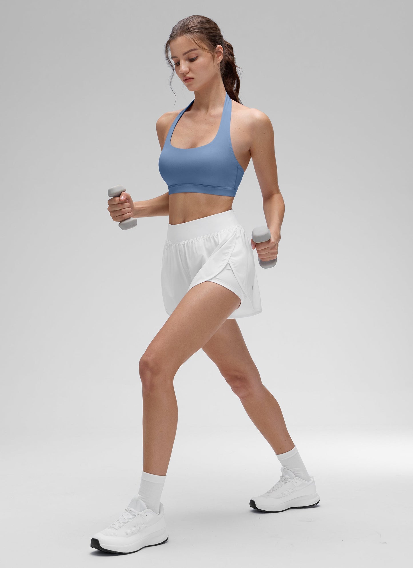 Butterluxe Scoop Neck Open Back Sports Bra