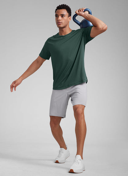 Lightweight Quick Dry Short Sleeves Crew Neck