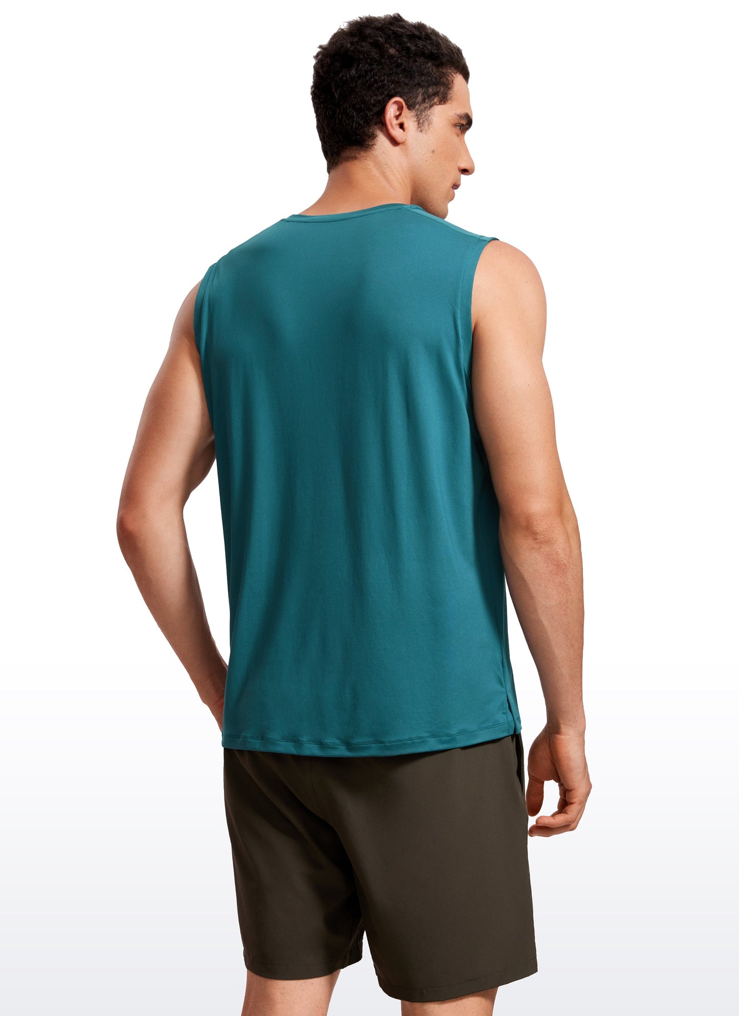 Stretch Quick Dry Tank Tops Crewneck