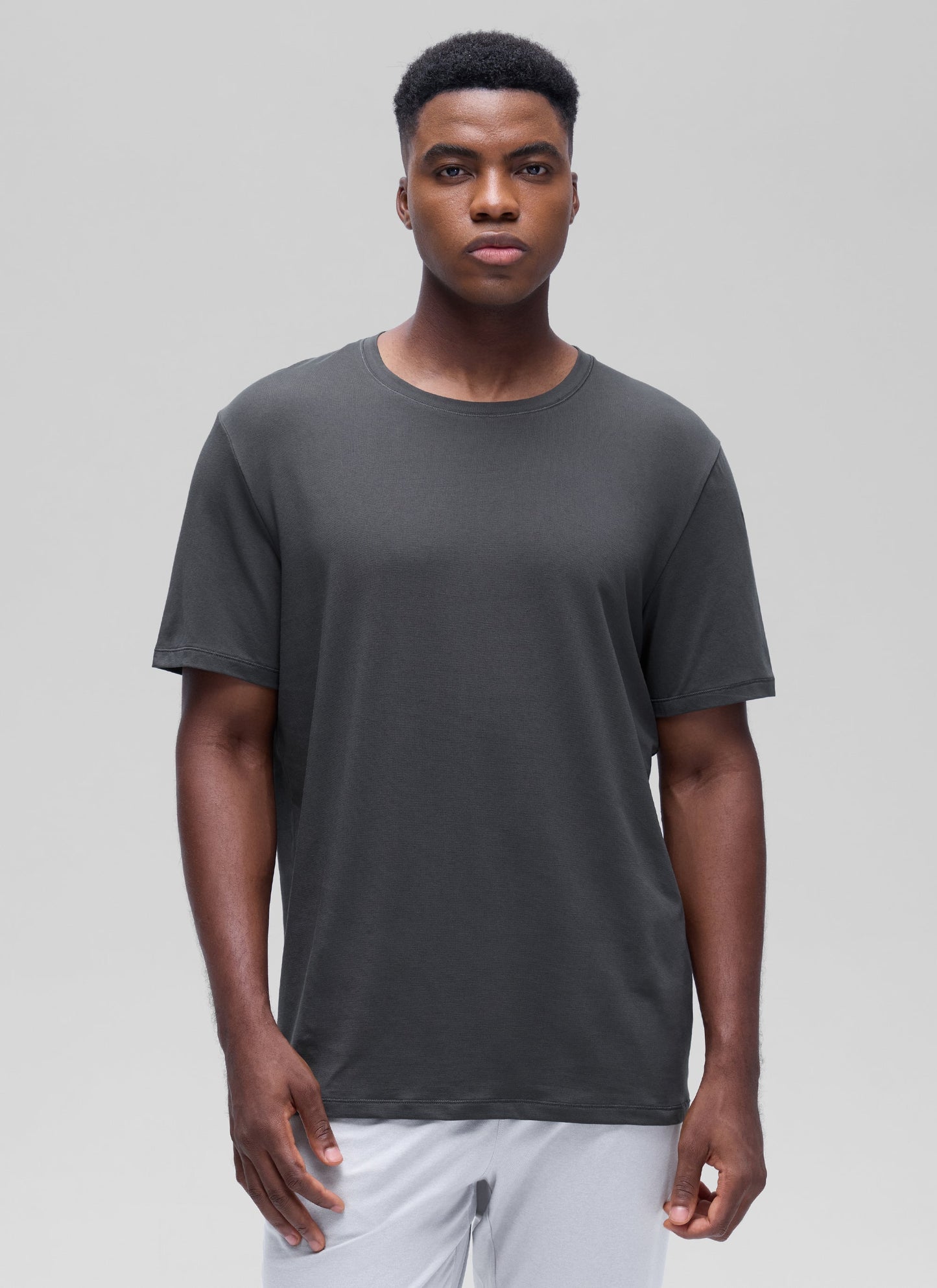 Poly Cotton-Blend Lightweight Short Sleeve