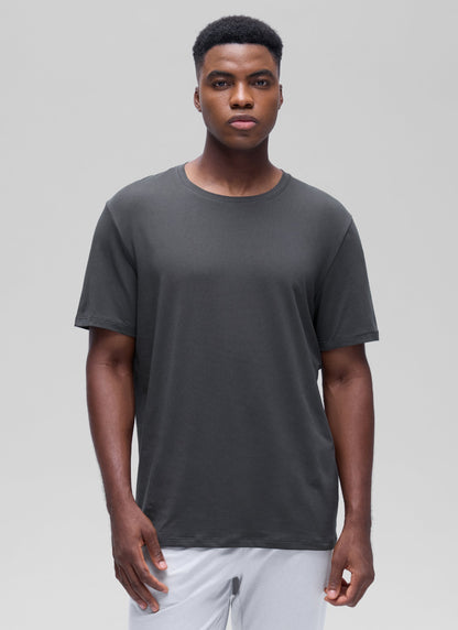 Poly Cotton-Blend Lightweight Short Sleeve