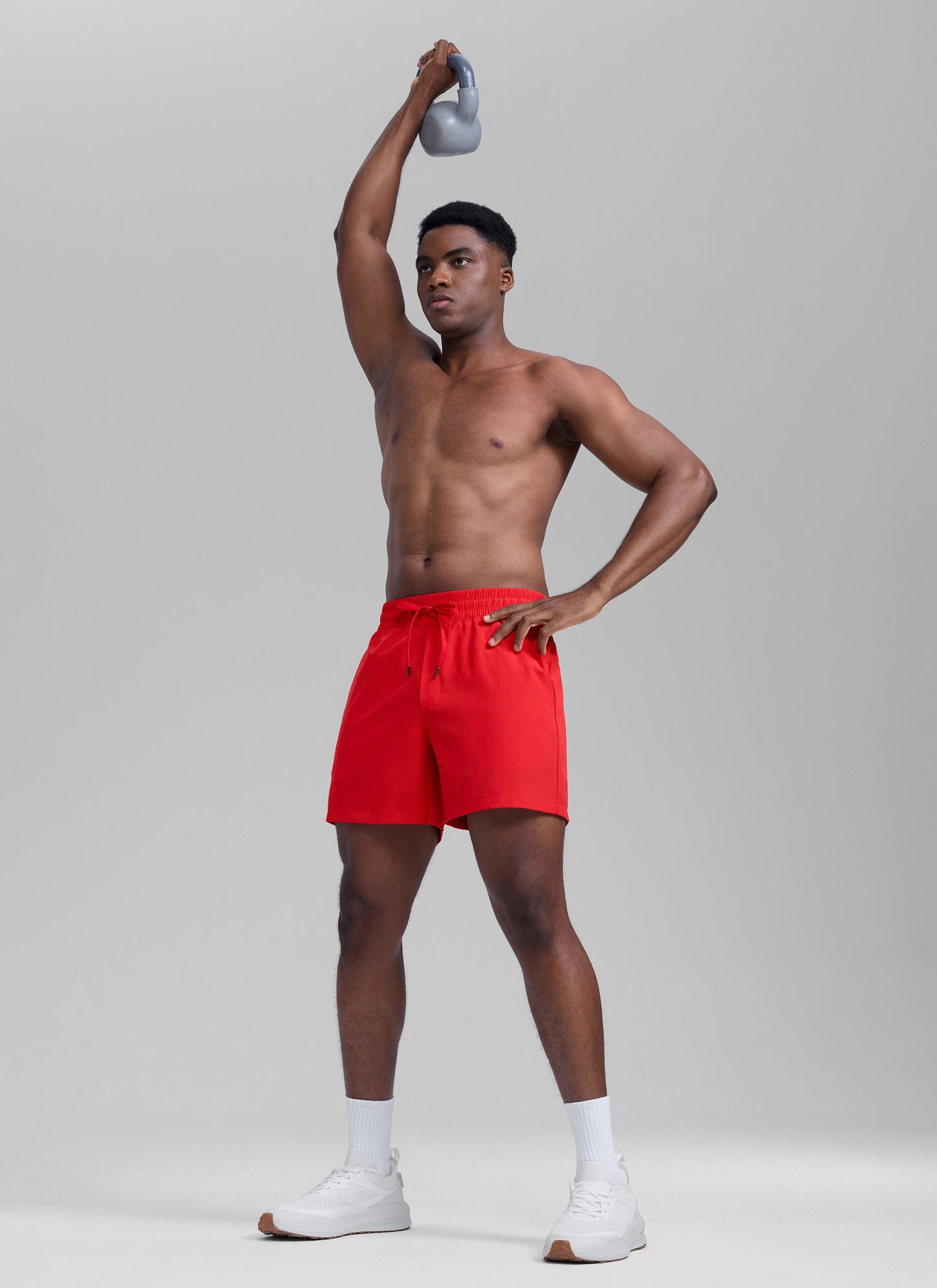 Feathery-Fit Workout Shorts 5''- Linerless